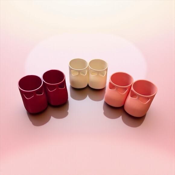 Replacement Shoes 16” Cabbage Patch 3D Printed Cran Red White Pink Valentine Set - Picture 1 of 1